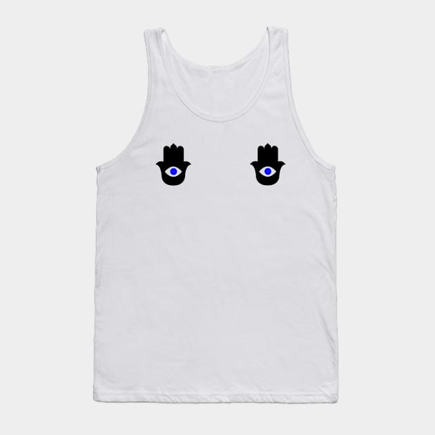 Hamsa Eyes Tank Top by DreMagiO